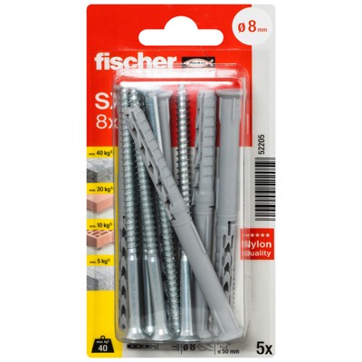 Produktbild von fischer - Langschaftdübel SXR Z, galv. verzinkt 8x100 Z K (5)