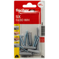 fischer Nylondübel SX mit verzinktem Winkelhaken SX 6x30 H K SB-Karte Produktbild img2 S