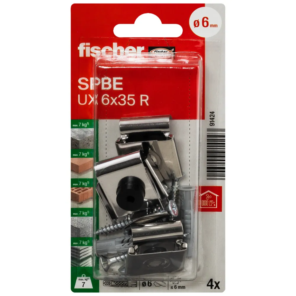 fischer Spiegelbefestigung SPBE K SB-Karte Produktbild img1 L