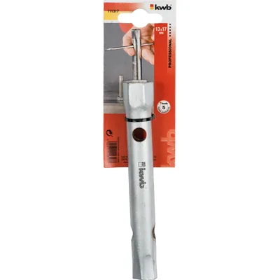 Produktbild von kwb - Rohrsteckschlüssel DIN 896, CV-Stahl, Satin-Finish, 13 x 17mm