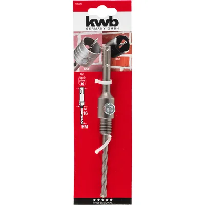 Produktbild von kwb - Aufnahmeschaft mit Zentrierbohrer, SDS Plus