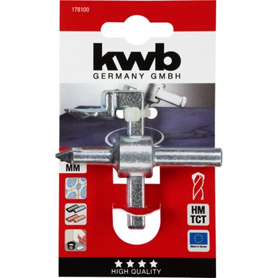 Produktbild von kwb - Hartmetall Kreisschneider, stufenlos einstellbar