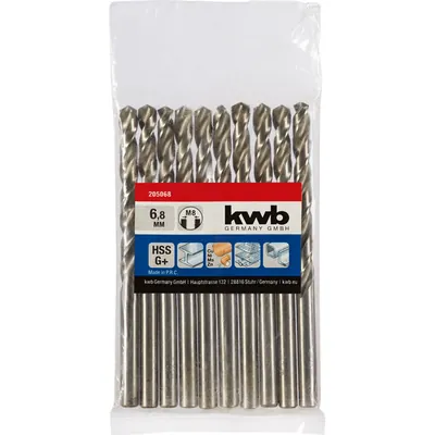 Produktbild von kwb - SILVER STAR HSS-G Spiralbohrer, ø6.8mm