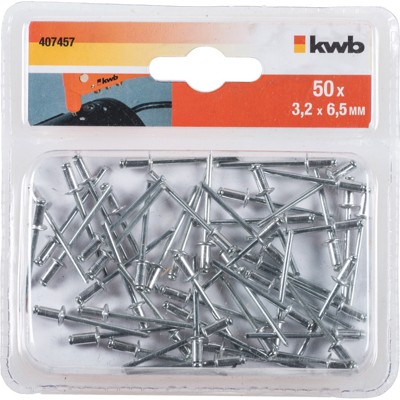 Produktbild von kwb - Blindnieten ø3,2 x 6,5mm, 50 Stück