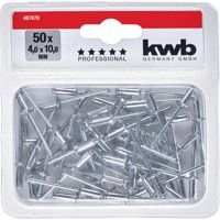 Produktbild von kwb - Blindnieten ø4,0 x 10,0mm, 50 Stück