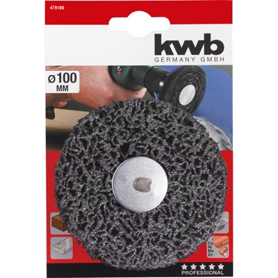 Produktbild von kwb - Reinigungsscheibe, ø100mm, ø8mm-Schaft