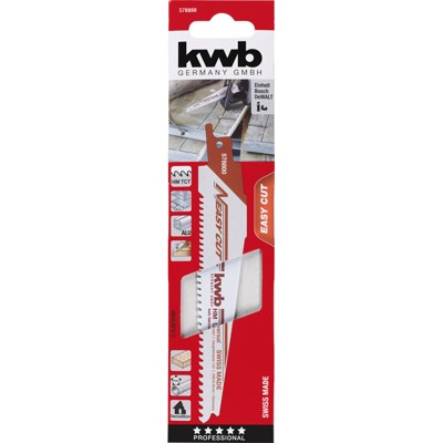 Produktbild von kwb - EASY-CUT Säbelsägeblatt, HM-bestückt