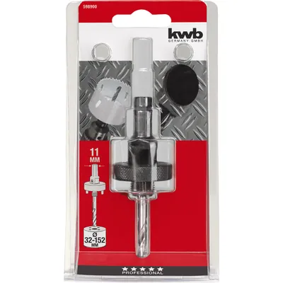 Produktbild von kwb - Aufnahmeschaft für HSS-CO-Bi-Metall Lochsägen, ø32-152mm, SW 12