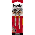 Produktbild von kwb - Stichsägeblätter, LAMINAT, Holzbearbeitung, Bi-Metall, 2x fein