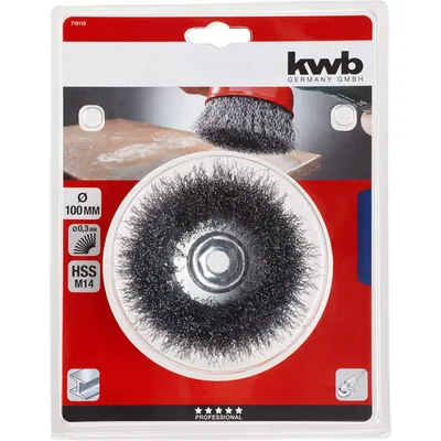 Produktbild von kwb - AGGRESSO-FLEX® Topfbürste, Stahldraht, gewellt, ø100mm