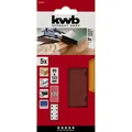 Produktbild von kwb - Haft-Schleifstreifen, HOLZ & METALL, Edelkorund, 80 x 133mm, K 120