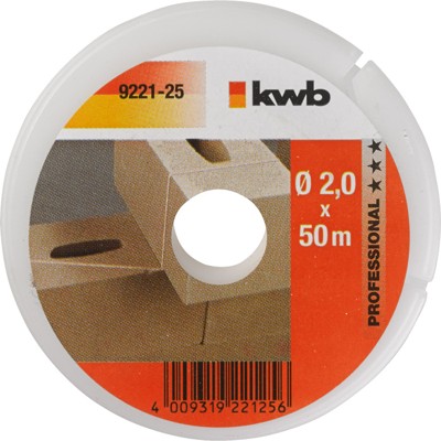 Produktbild von kwb - Maurerschnur, weiß, ø2,0mm x 50m