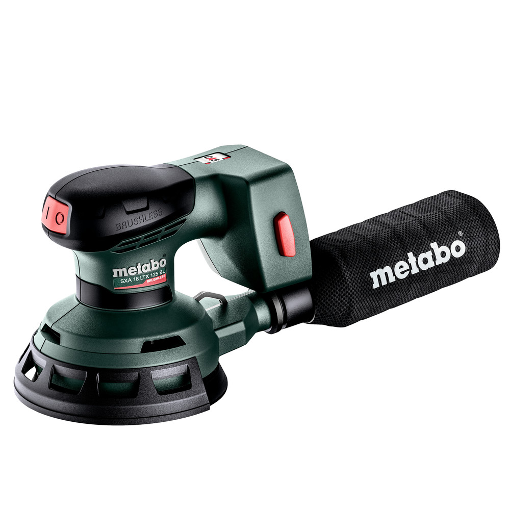 metabo Akku-Exzenterschleifer SXA 18 LTX 125 BL (600146840), mit 125 mm Schleifteller, metaBOX 215 Produktbild img1 L