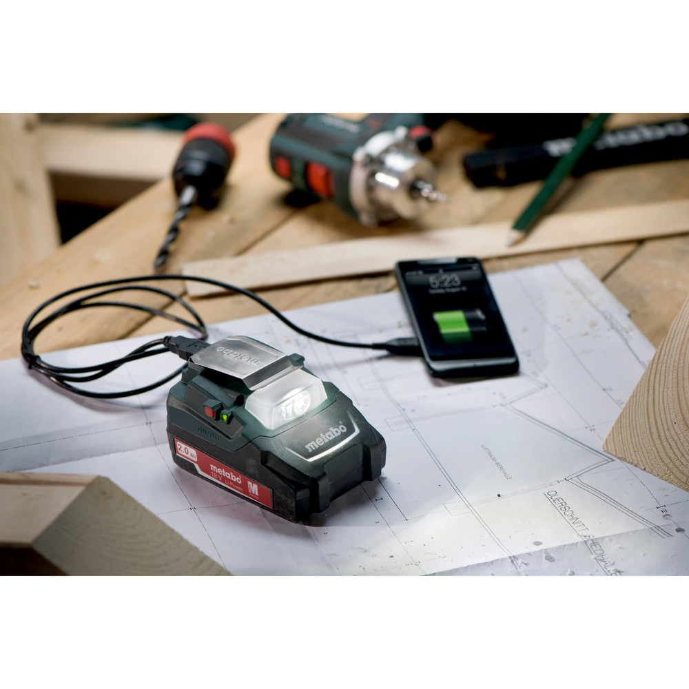 metabo Akku-Lampe PA 14.4-18 LED-USB Produktbild img9 L