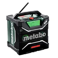 metabo Akku-Baustellenradio RC 12-18 32W BT DAB+ (600779850) mit Akku-Ladefunktion, Karton Produktbild