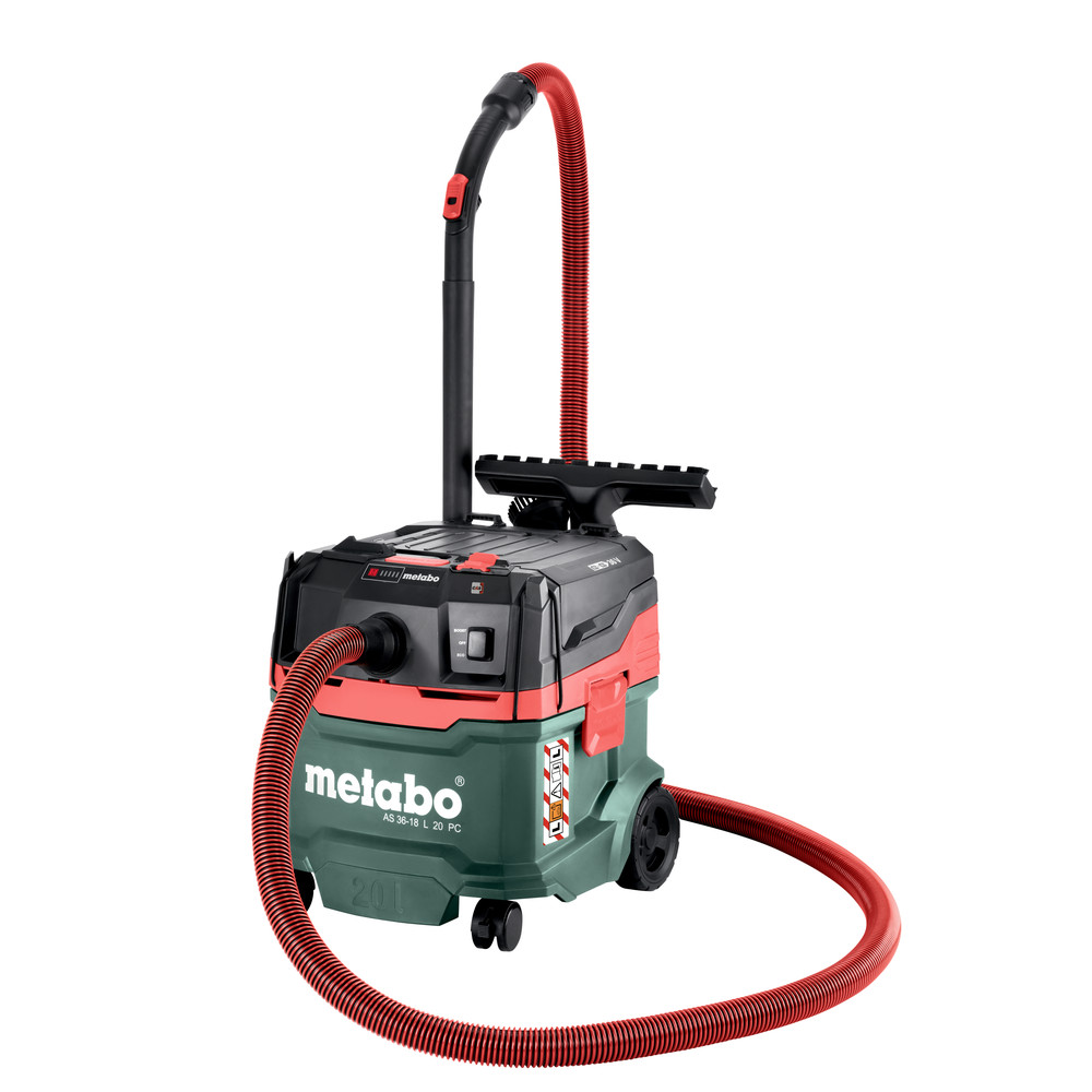 metabo® Akku-Sauger AS 36-18 L 20 PC (602071850) mit manueller Filterabreinigung , Produktbild img1 L