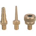 metabo Ventil-Set, 3-teilig, bestehend aus Fahrradventil-Adapter, Ballfüllnadel, Adapter für Luftmatratze (0901055769) Produktbild