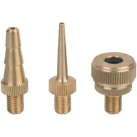 metabo Ventil-Set, 3-teilig, bestehend aus Fahrradventil-Adapter, Ballfüllnadel, Adapter für Luftmatratze (0901055769) Produktbild