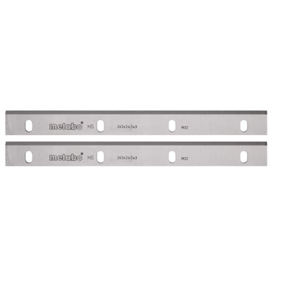 Produktbild von metabo® - 3 HSS Hobelmesser-18%W 310x20x2,5mm / ohne Nuten, Multi 310 (09200540