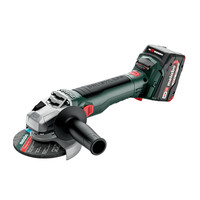 metabo Akku-Winkelschleifer W 18 LT BL 11-125 (613052510), metaBOX 165 L, 18V 2x4Ah Li-Power + ASC 55 Produktbild