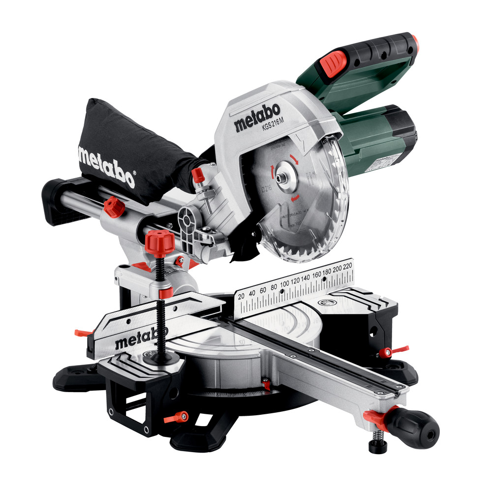 metabo Kappsäge KGS 216 M (613216000) mit Zugfunktion, Karton Produktbild img1 L