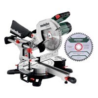 Produktbild von metabo® - Kappsäge KGS 254 M Set (613254900) mit 2. Hartmetall-Sägeblatt , Kart