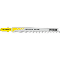 metabo Stichsägeblatt "universal wood" 91mm progressiv HCS 623675000, 5er-Pack Produktbild