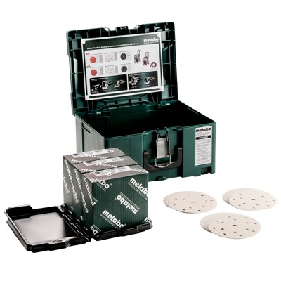 Produktbild von metabo® - metaBOX Schleifmittel-Set "multi-hole", Ø 150 mm, Serie "professional