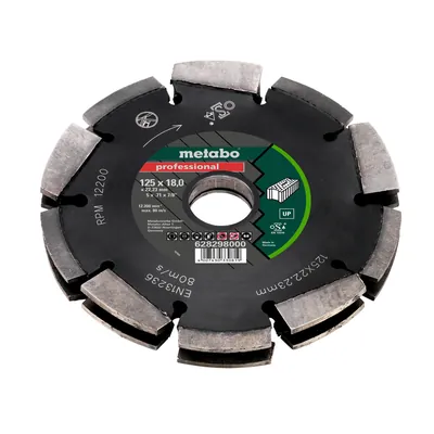 Produktbild von metabo® - Diamantfrässcheibe 2, 125x18x22,23mm, "professional", "UP", Universal