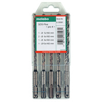 metabo SDS-plus Pro 4-Bohrersatz 5-teilig (630581000) Produktbild