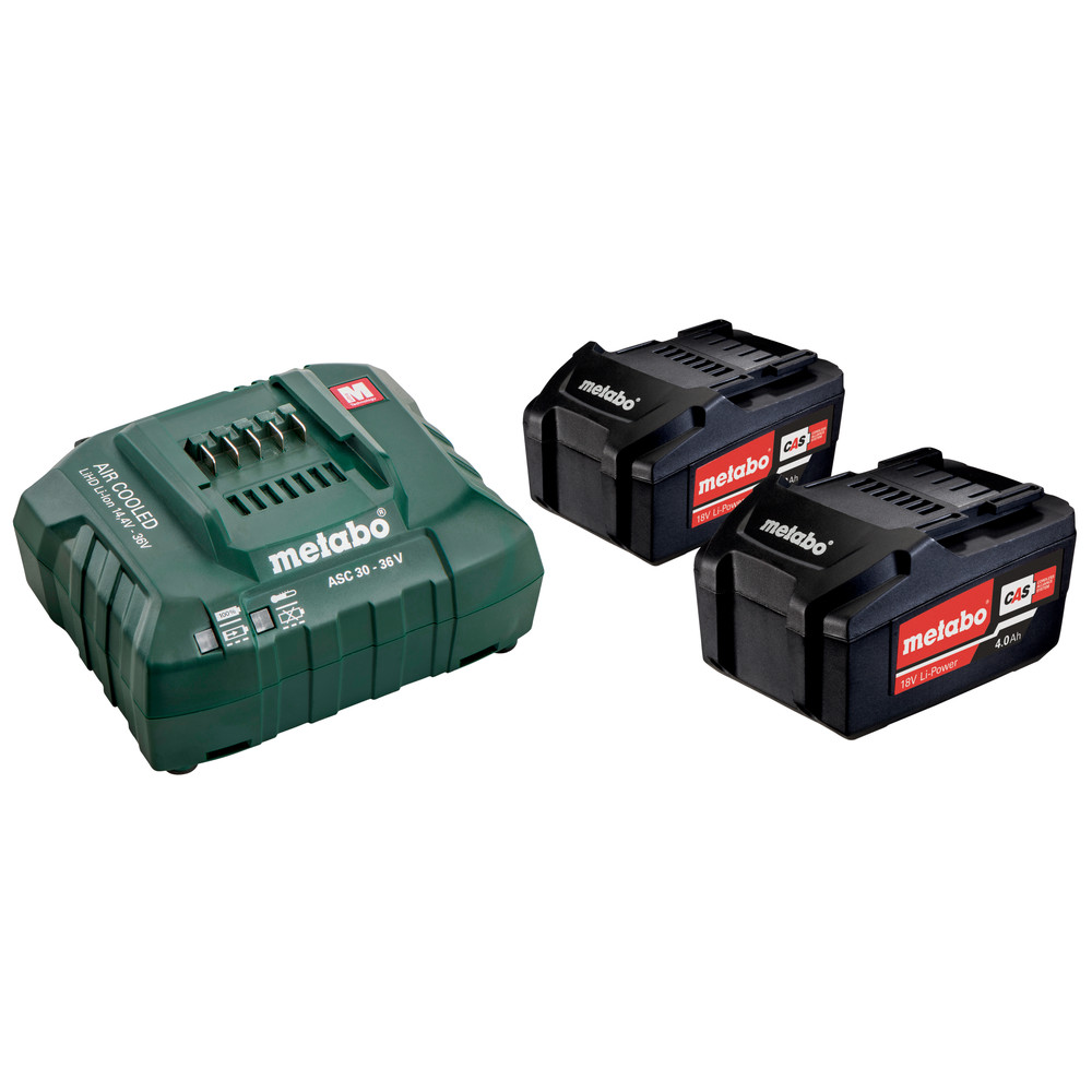 metabo Basis-Set 2 x 4.0 Ah (685050000) Produktbild img1 L