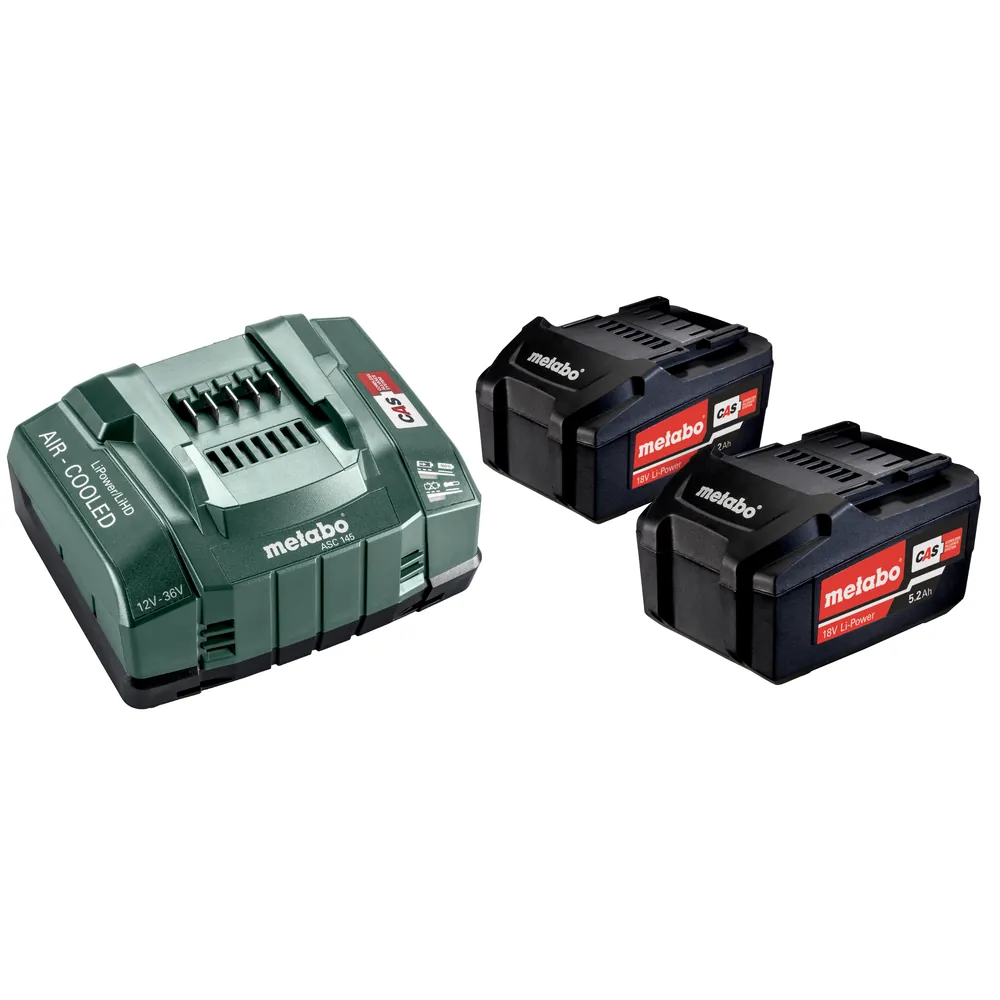 metabo Basis-Set 2 x 5.2 Ah (685051000) Produktbild img1 L