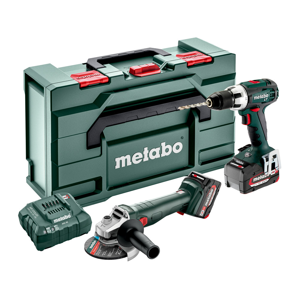metabo Akku Combo Set 2.4.1 18 V (685206510), BS 18 LT + W 18 L 9-125 Quick, metaBOX 165 L Produktbild img1 L