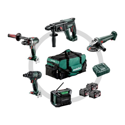 Produktbild von metabo® - Akku Combo Set Bauhandwerk 5.2 (685213000), BS 18 LTX BL + KH 18 LTX 