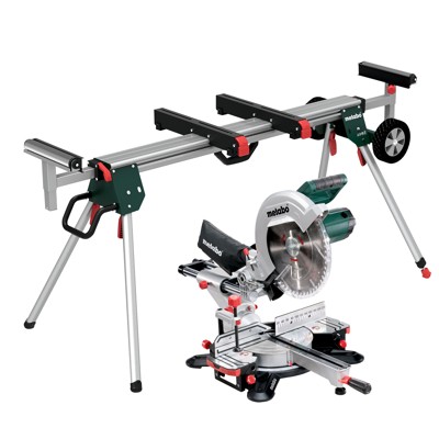 Produktbild von metabo® - Set Kappsäge KGS 305 M (690969000), mit Maschinenständer KSU 401, Kar