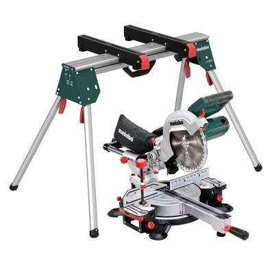 Produktbild von metabo® - Set Kappsäge KGS 216 M (690992000), mit Maschinenständer KSU 100, Kar