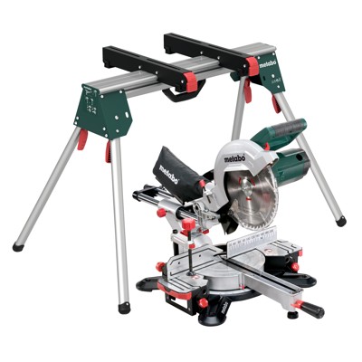 Produktbild von metabo® - Set Kappsäge KGS 254 M (690993000), mit Maschinenständer KSU 100, Kar