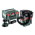 metabo Set Akku-Exzenterschleifer SXA 18 LTX 125 + Akku-Sauger AS 18 L PC Compact (691199000), Produktbild