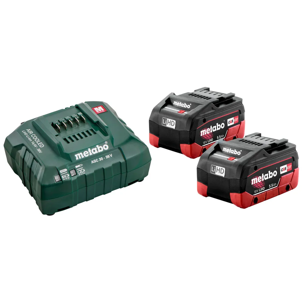 metabo Akku Basissatz 2 x LIHD 5,5 Ah Produktbild img3 L