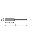 Produktbild von osborn - Düsenbürste ø5 x100x300 gw-MSD 008 Q20