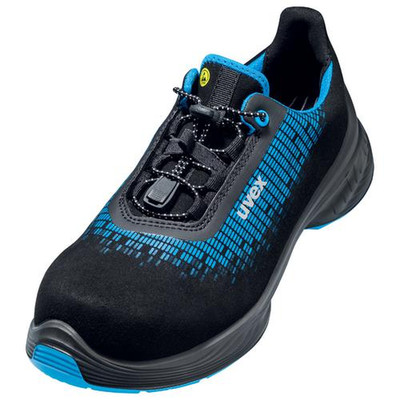 Uvex 1 G2 Halbschuhe S2 68300 Schwarz/blau, Weite 14, Größe 47