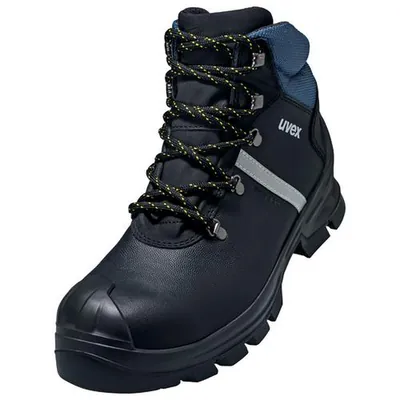 Produktbild von uvex - 2 construction Stiefel S3 65123 schwarz/blau, Weite 12, Größe 35