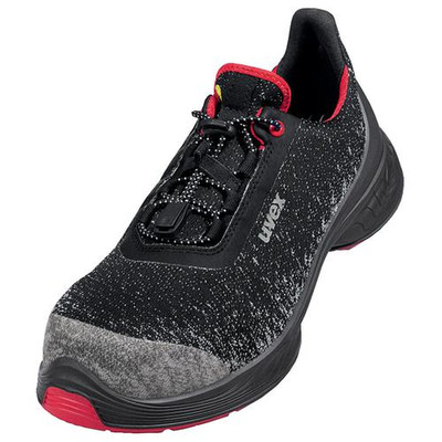 Uvex 1 G2 Halbschuhe S1 68527 Schwarz/rot, Weite 10, Größe 41