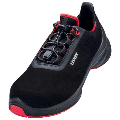 Uvex 1 G2 Halbschuhe S2 68490 Schwarz/rot, Weite 14, Größe 48