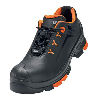 Produktbild von uvex - Sicherheitshalbschuh 2 6502/2, S3 SRC ESD, schwarz/orange, W11, Größe 36