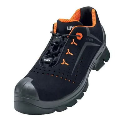 Produktbild von uvex - 2 MACSOLE® Halbschuhe S1P 65214 schwarz/orange, Weite 14, Größe 38