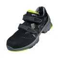 Produktbild von uvex - 1 Sandalen S1 85428 schwarz/gelb, Weite 11, Größe 35