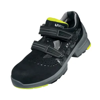 Produktbild von uvex - 1 Sandalen S1 85428 schwarz/gelb, Weite 11, Größe 35