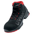Produktbild von uvex - Sicherheitsschnürstiefel 1 8547/8, S1 SRC ESD, schwarz/rot, W11, Größe 4