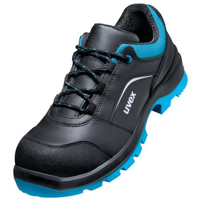 Uvex 2 Xenova® Halbschuhe S3 95551 Schwarz/blau, Weite 10, Größe 42